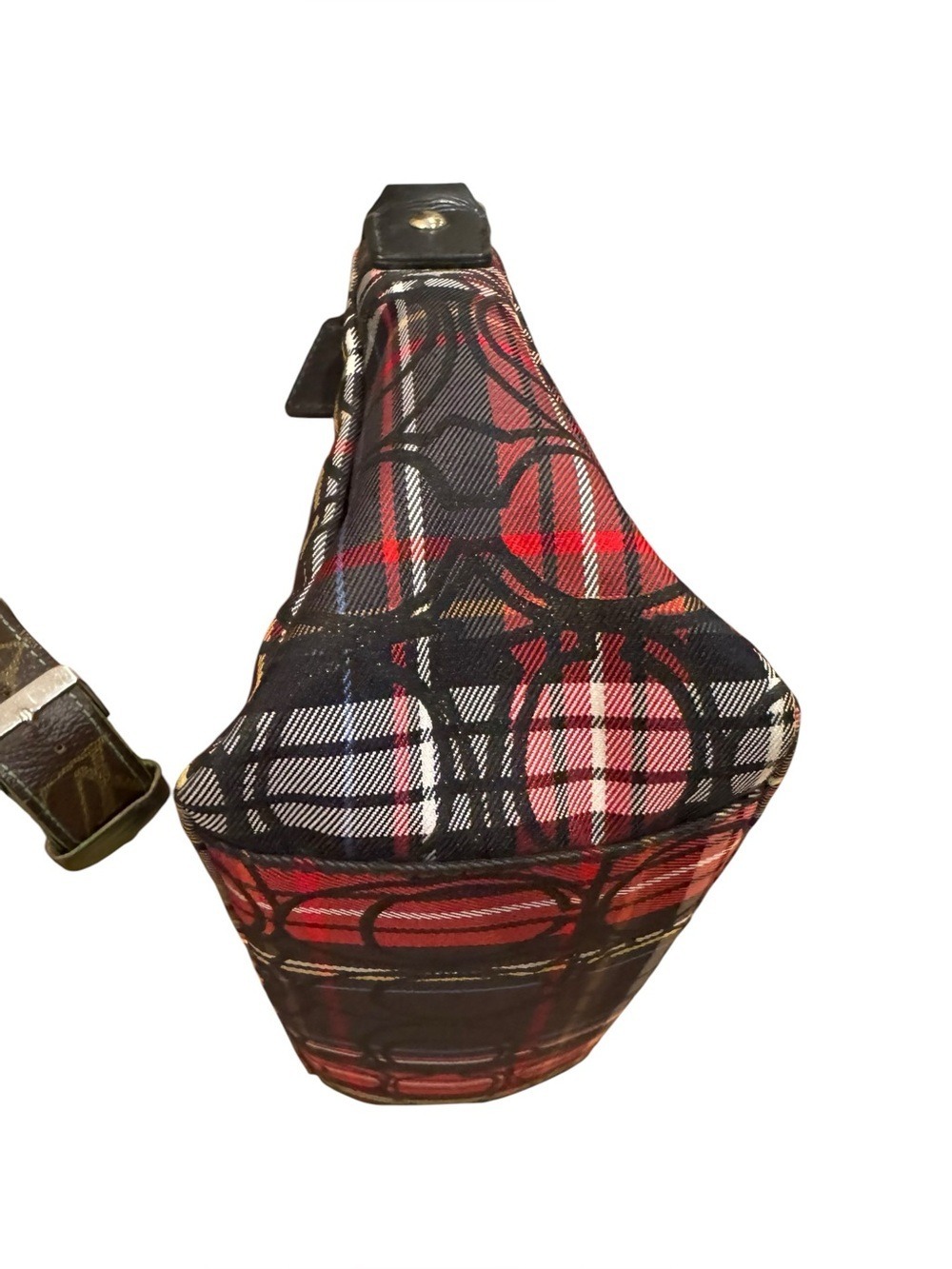 Coach Tartan Plaid Mini Shoulder Bag - Y2K Poppy Design - EUC - Picture 4 of 7